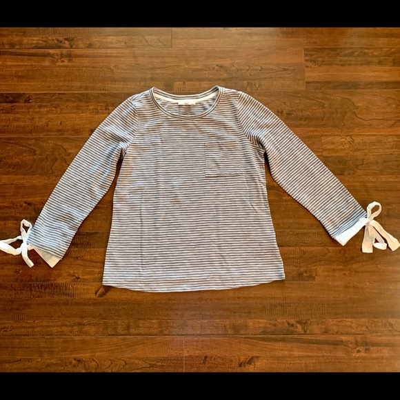 Anthropologie Tops - Anthropologie Skies are Blue striped top with ties